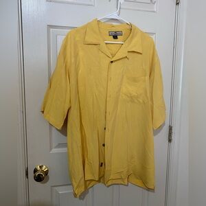 Tommy Bahama Sunny Yellow Silk Shirt